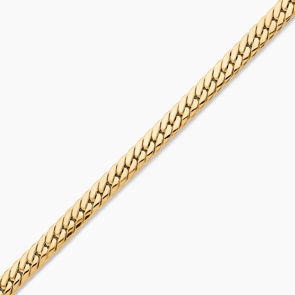 Bracelet Izel Maille Anglaise Or Jaune - Bracelets cha&icirc;ne Femme | Histoire d&rsquo;Or