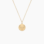 Collier Astro Plaqu&eacute; Or - Bijoux sans pierre Femme | Histoire d&rsquo;Or