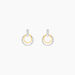 Boucles D'oreilles Pendantes Or Bicolore Eloisia Diamants