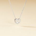 Collier Purete Or Blanc Diamant - F&ecirc;te des m&egrave;res Femme | Histoire d&rsquo;Or