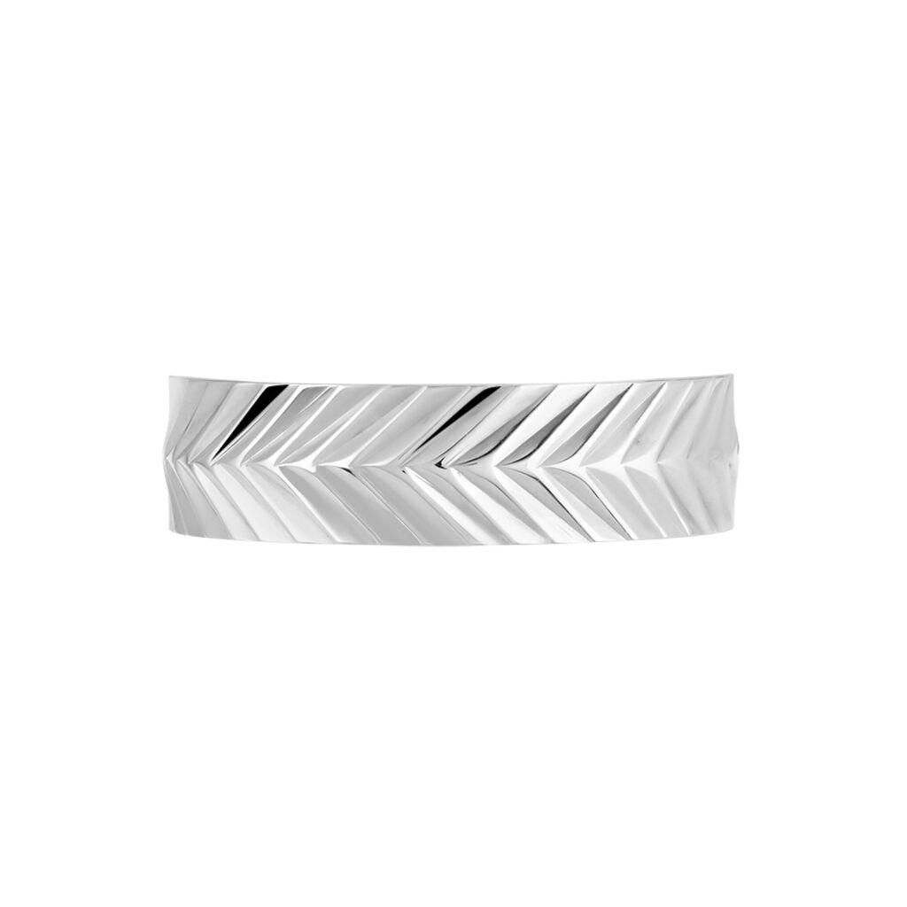 Bague Acier Blanc Jancis - Bagues fantaisie Homme | Histoire d&rsquo;Or