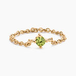 Bague Lilou Plaqu&eacute; Or Dor&eacute; Oxyde De Zirconium - Bagues solitaires Femme | Histoire d&rsquo;Or