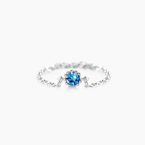 Bague Chaine Rio Selaron Argent Oxyde De Zirconium - Bagues solitaires Femme | Histoire d’Or
