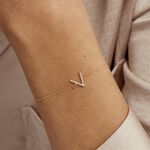 Bracelet Celene Or Jaune Oxyde De Zirconium - Bracelets Femme | Histoire d&rsquo;Or