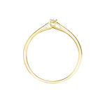 Bague Solitaire Aphrodite Jaune Diamant - Bagues solitaires Femme | Histoire d&rsquo;Or