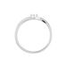 Bague Onenn Or Blanc Diamant - Bagues solitaires Femme | Histoire d’Or