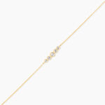 Bracelet Dilwyn Or Jaune Oxyde De Zirconium - Bracelets Femme | Histoire d&rsquo;Or
