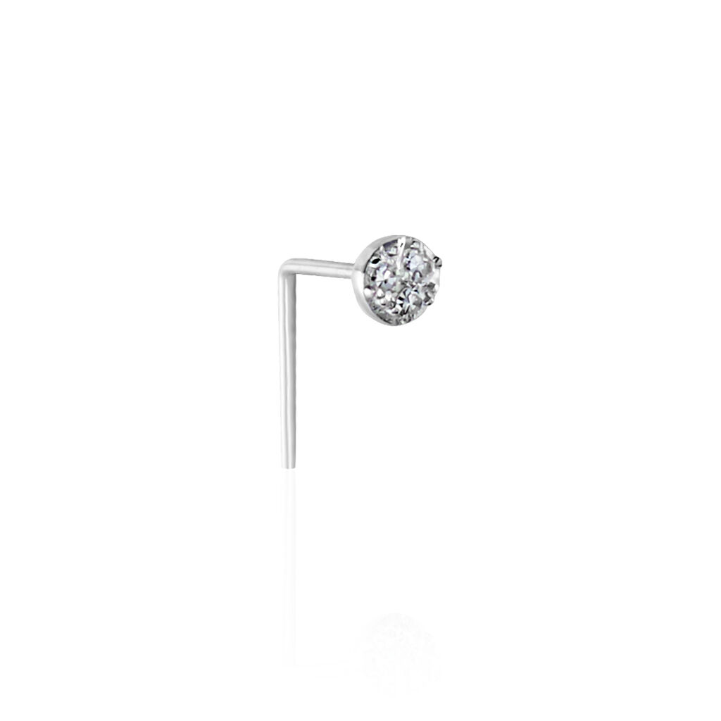 Piercing De Nez Demetrie Or Blanc Diamant