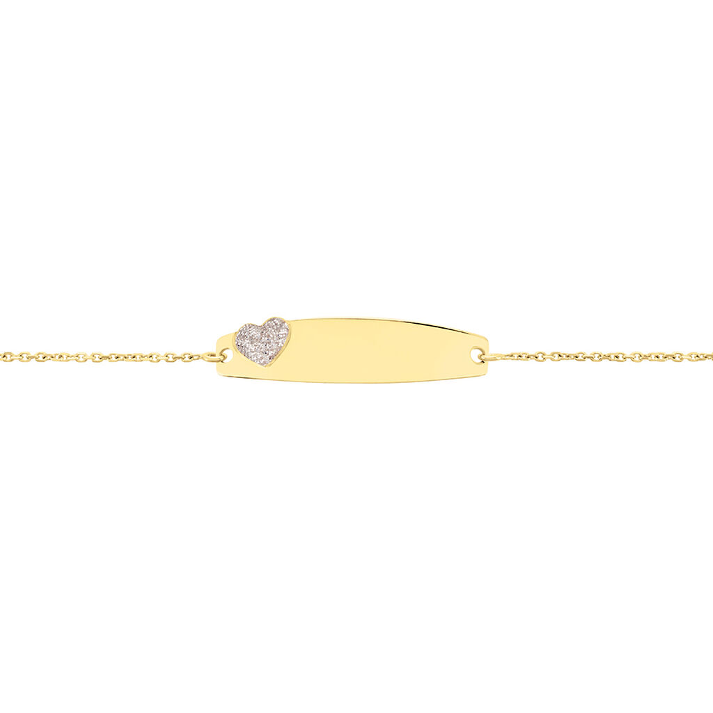 Bracelet Identitée Marcel Or Jaune - Bracelets Communion Enfant | Histoire d’Or