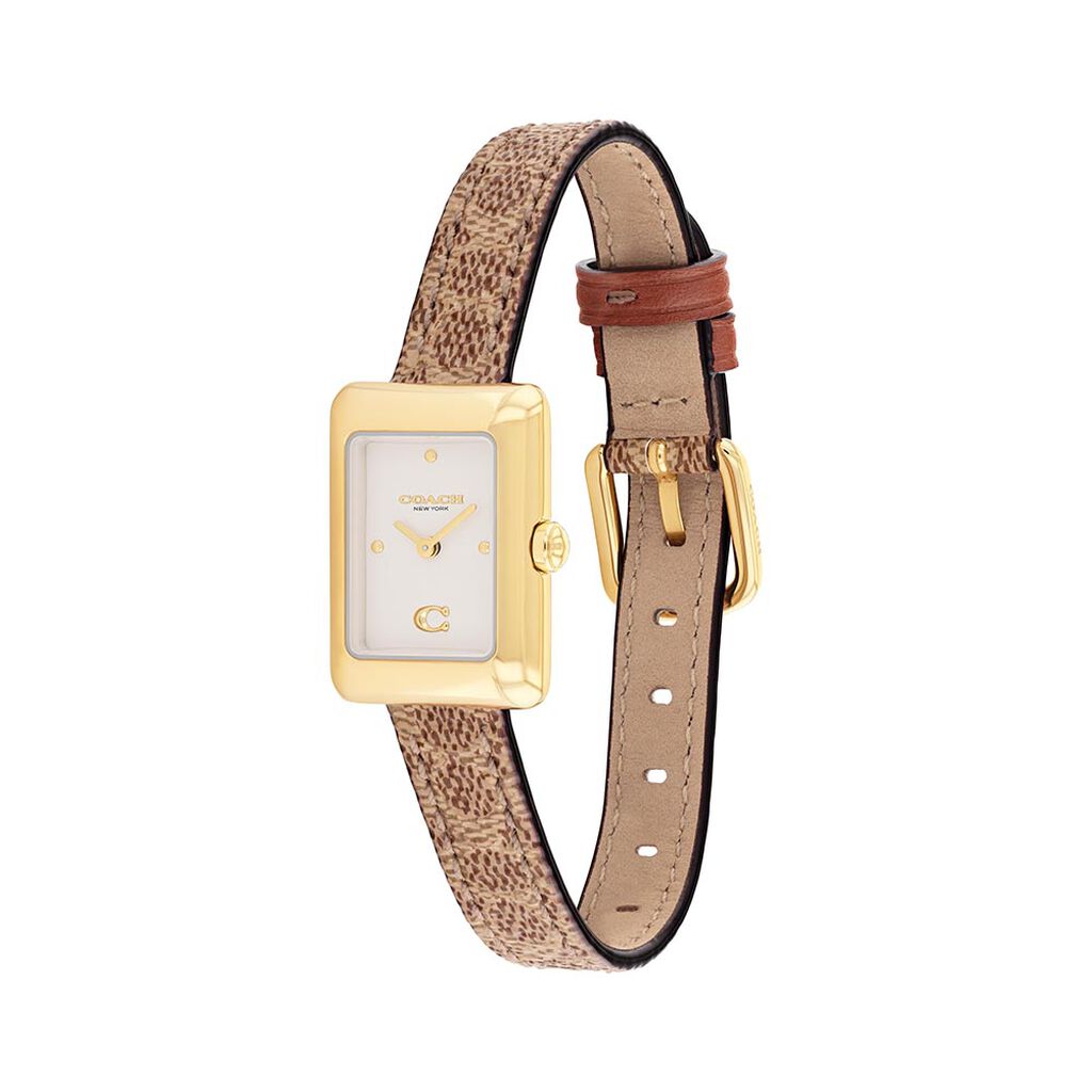 Montre Coach Mara Blanc - Id&eacute;es cadeaux Femme | Histoire d&rsquo;Or