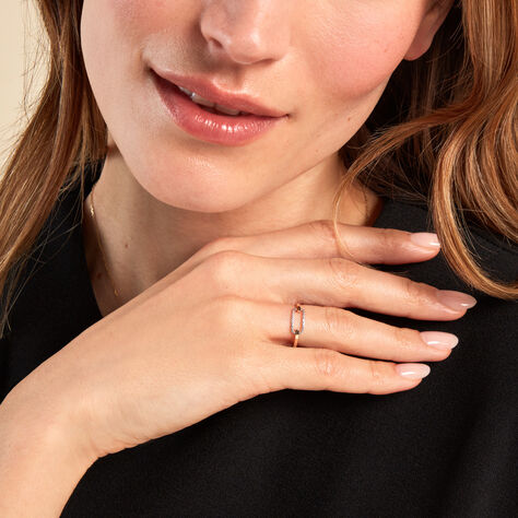 Bague Infinite Love Or Jaune Diamant - Bagues avec pierre  | Histoire d’Or