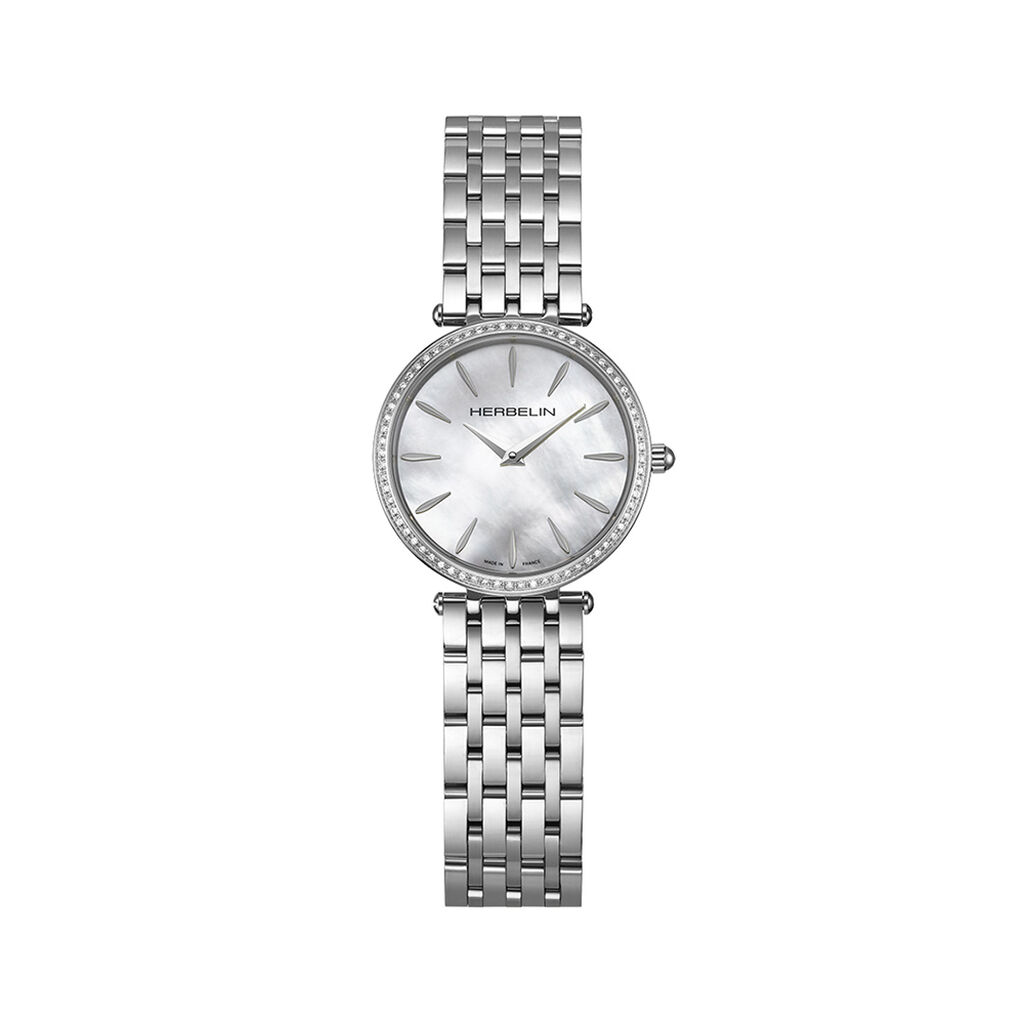 Montre Herbelin Epsilon Nacre Blanche - Montres Femme | Histoire d&rsquo;Or