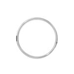 Alliance Polie Brossee Ruban Plat Or Blanc - Alliances Unisex | Histoire d&rsquo;Or