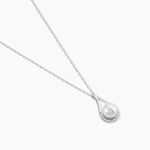 Collier Patricia Or Blanc Perle De Culture Oxyde - Colliers Femme | Histoire d&rsquo;Or