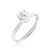 Bague Solitaire Stella Argent Blanc Oxyde De Zirconium - Bagues solitaires Femme | Histoire d’Or