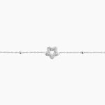 Bracelet Liz&eacute;a Argent Blanc - Bracelets Femme | Histoire d&rsquo;Or