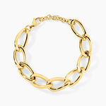 Bracelet Justinien Acier Dor&eacute; - Bracelets Femme | Histoire d&rsquo;Or