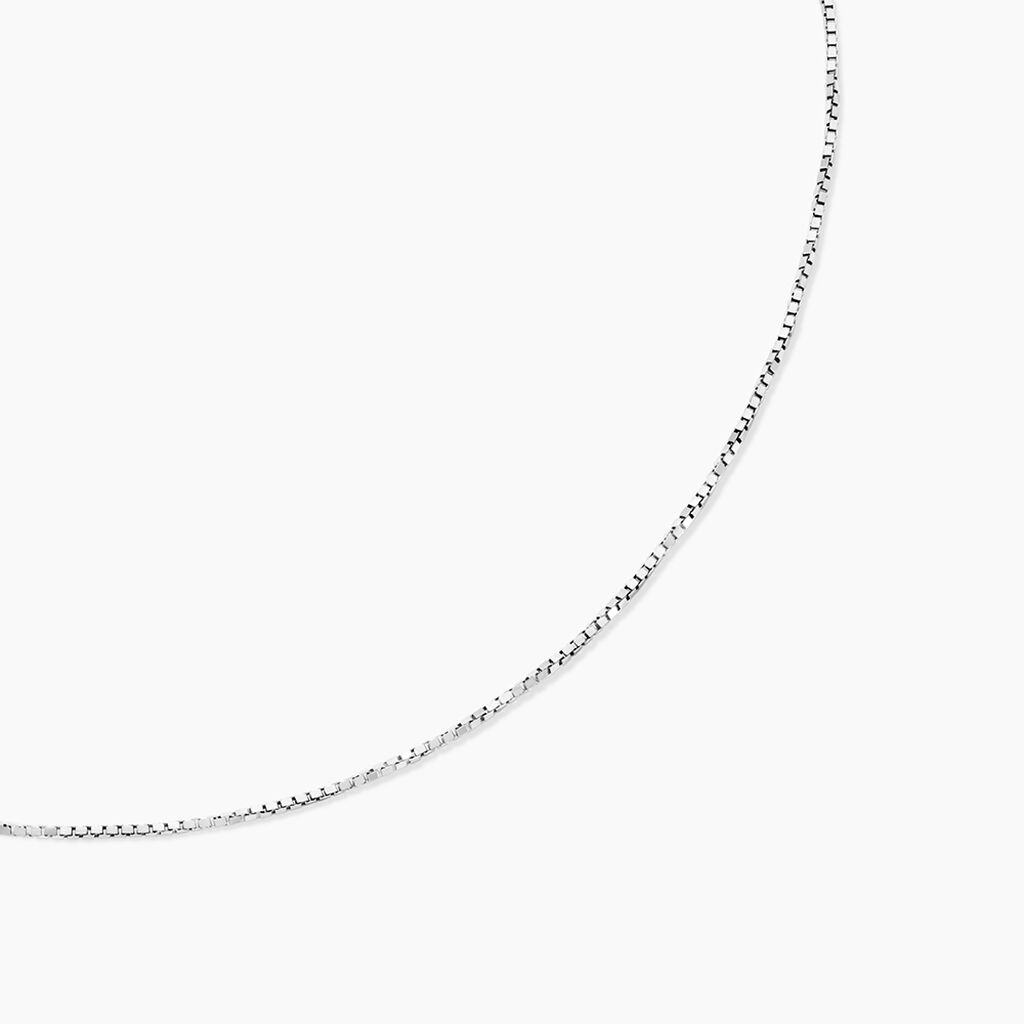 Cha&icirc;ne Alyze Argent Blanc - Chaines Femme | Histoire d&rsquo;Or