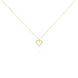 Collier Or Jaune Isadoria - Colliers Coeur Femme | Histoire d’Or