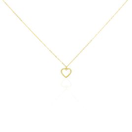 Collier Or Jaune Isadoria - Colliers Coeur Femme | Histoire d’Or