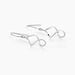 Boucles D'oreilles Pendantes Louison Argent Blanc - Boucles d'oreilles fantaisie Femme | Histoire d’Or