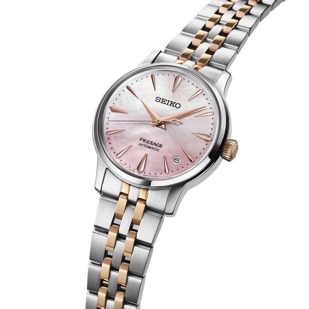 Montre Seiko Presage Cocktail Rose - Montres Femme | Histoire d&rsquo;Or