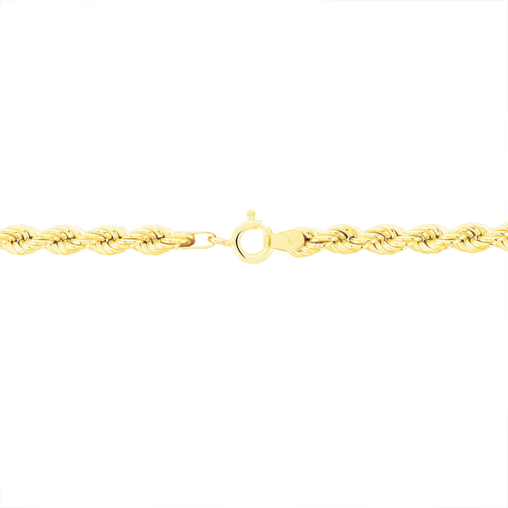 Collier Jerry Danilo Maille Corde Or Jaune - Chaines Femme | Histoire d’Or