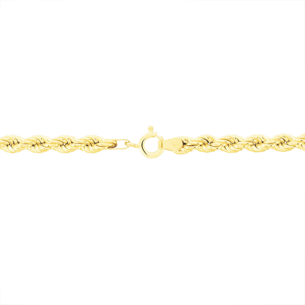 Collier Jerry Danilo Maille Corde Or Jaune