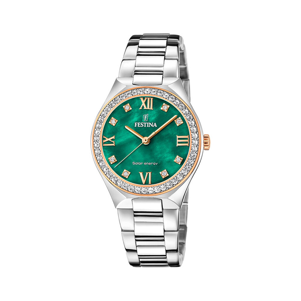 Montre Festina Solar Energy Vert - Montres Femme | Histoire d’Or
