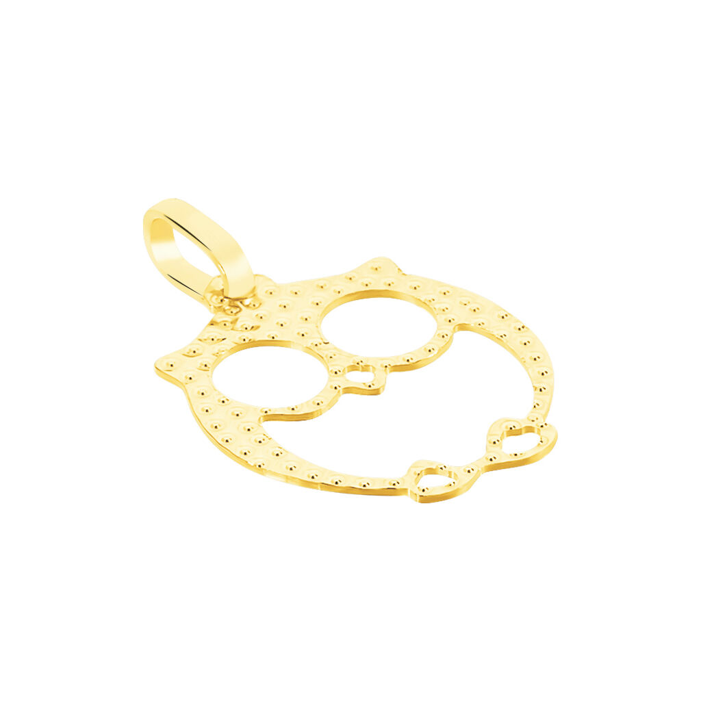 Pendentif Ilies Hibou Or Jaune - Pendentifs Femme | Histoire d’Or