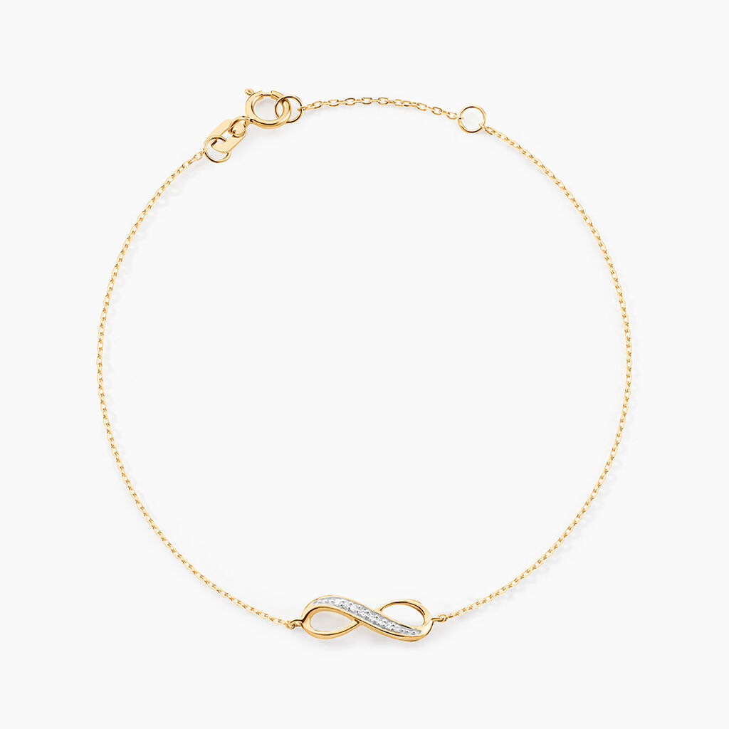 Bracelet Or Jaune Akulina Diamants - Bracelets Femme | Histoire d&rsquo;Or