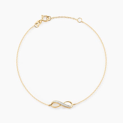 Bracelet Or Jaune Akulina Diamants - Bracelets Femme | Histoire d&rsquo;Or