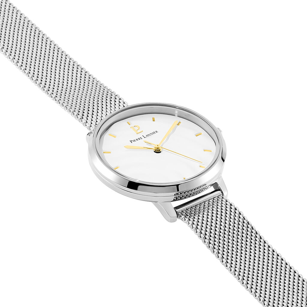 Montre Pierre Lannier Betty Blanc - Montres Femme | Histoire d’Or