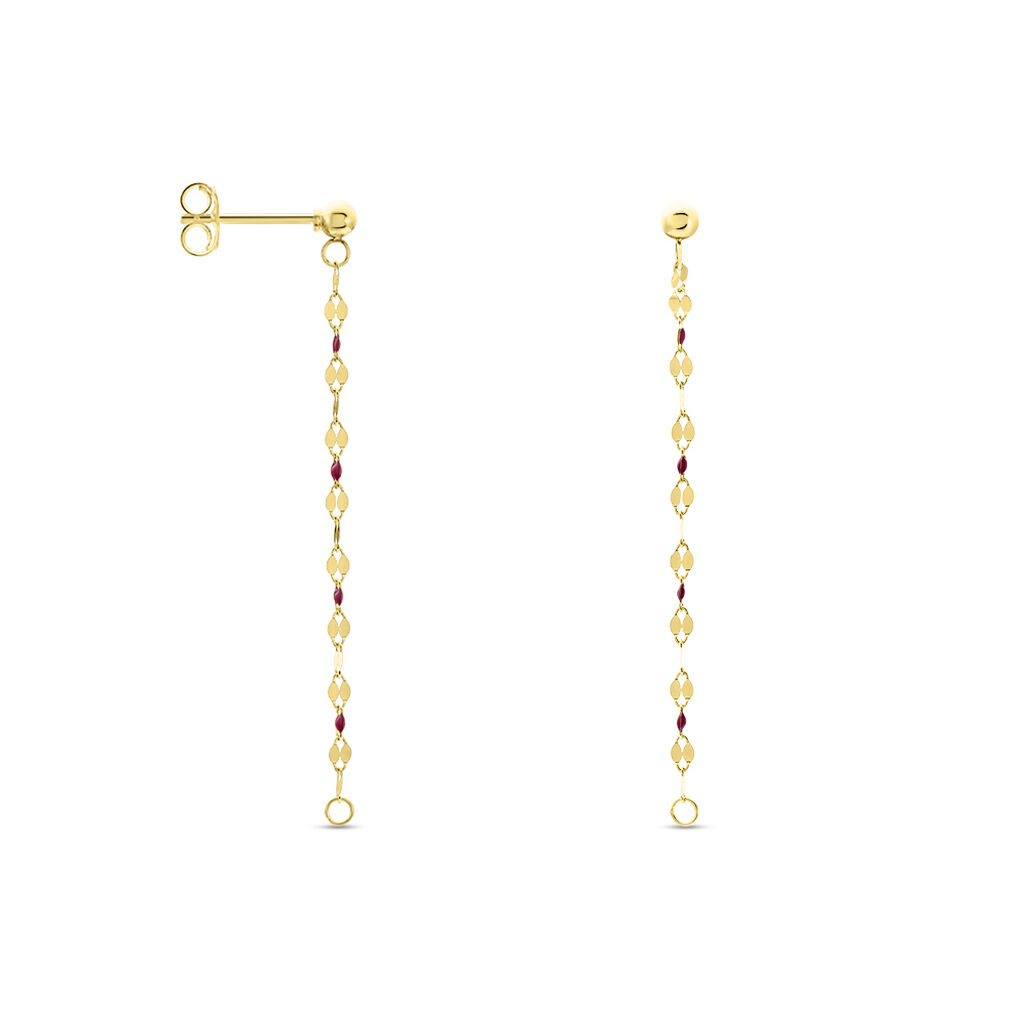 Boucles D'oreilles Pendantes Or Jaune Asteria - Boucles d'oreilles pendantes Femme | Histoire d&rsquo;Or