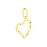 Pendentif Eudocie Coeur Strie Or Jaune - Pendentifs Femme | Histoire d&rsquo;Or