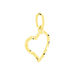 Pendentif Eudocie Coeur Strie Or Jaune - Pendentifs Femme | Histoire d’Or