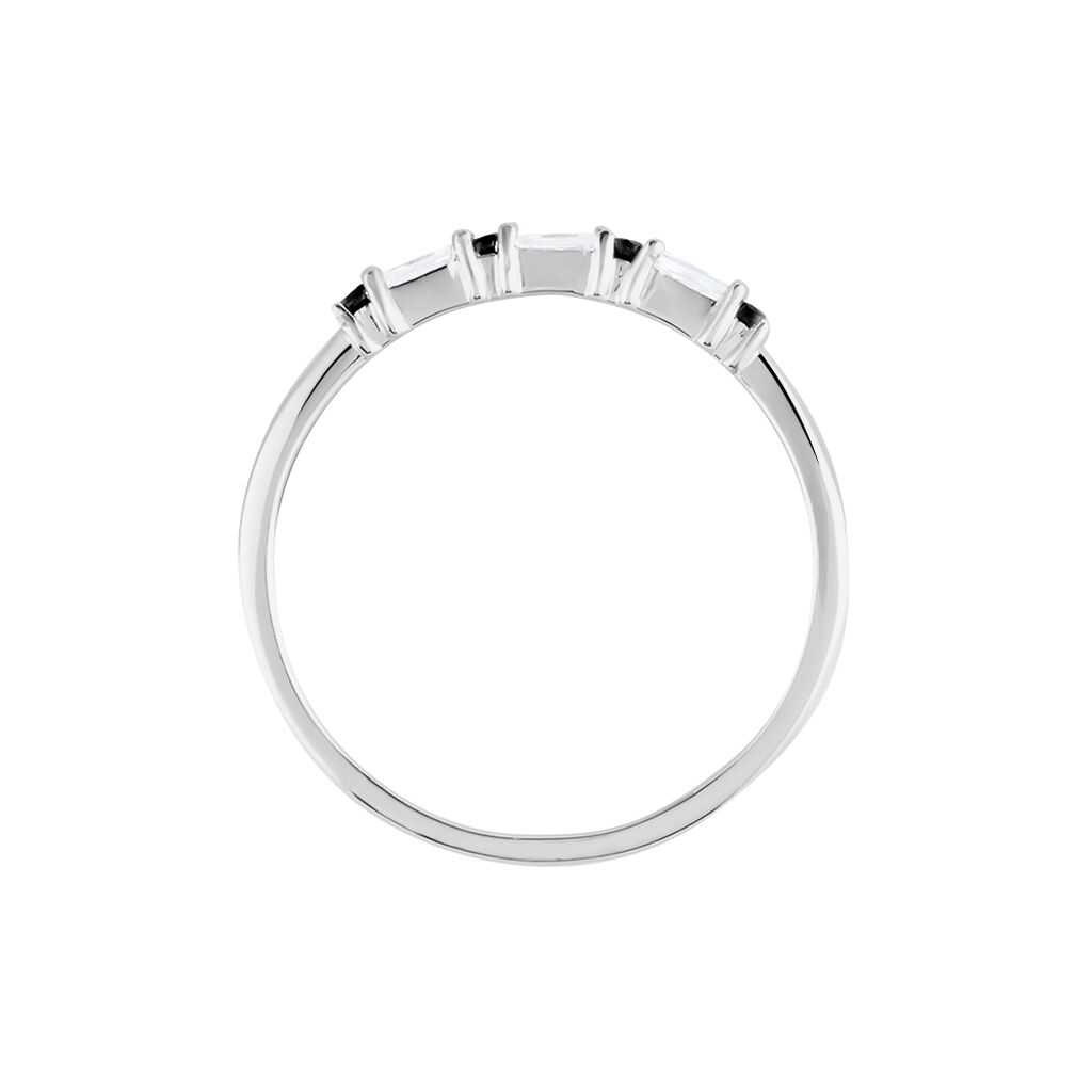 Bague Adriana Argent Blanc Oxyde De Zirconium - Bagues avec pierre Femme | Histoire d&rsquo;Or