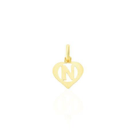 Pendentif Eudocie Coeur Lettre Or Jaune - Pendentifs Famille | Histoire d’Or