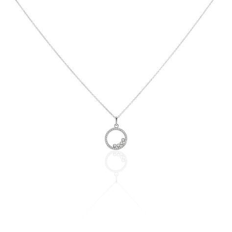 Collier Argent Ursine Oxydes De Zirconium - Colliers fantaisie Femme | Histoire d&rsquo;Or