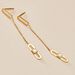 Boucles D'oreilles Pendantes Minimalist Chic Or Jaune Oxyde - Boucles d'oreilles pendantes Femme | Histoire d’Or