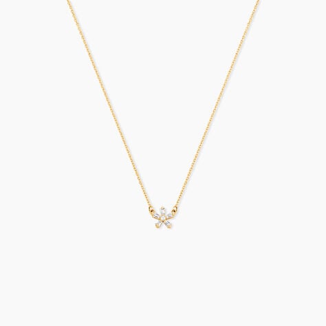 Collier Ilyna Or Jaune Oxyde De Zirconium - Colliers Enfant | Histoire d&rsquo;Or