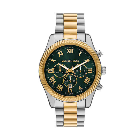 Montre Michael Kors Lexington Homme Vert - Montres Homme | Histoire d&rsquo;Or