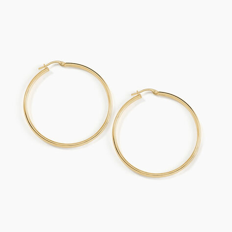 Créoles Verania Or Jaune - Boucles d'oreilles créoles Femme | Histoire d’Or