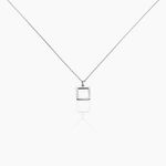 Collier Brielle Argent Blanc - Colliers fantaisie Femme | Histoire d&rsquo;Or
