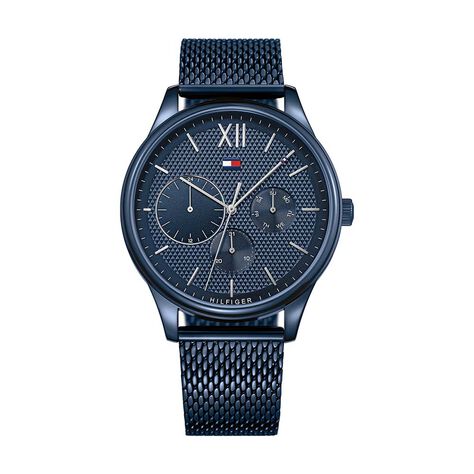 Montre Tommy Hilfiger Damon Bleu - Montres Homme | Histoire d&rsquo;Or