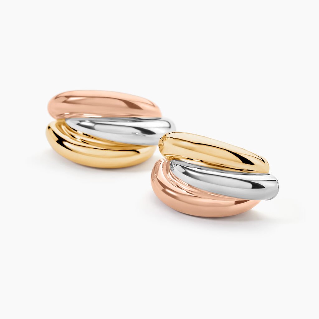 Boucles D'Oreilles Puces Farha Or Jaune - Clous d'oreilles Femme | Histoire d&rsquo;Or