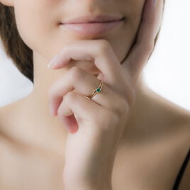 Bague Veroucha Or Jaune Agate - Bagues solitaires Femme | Histoire d’Or