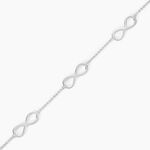 Bracelet Aliya Argent Blanc Rhodi&eacute; - Bracelets Femme | Histoire d&rsquo;Or