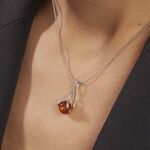 Collier Argent Blanc Simona Ambre - Colliers fantaisie Femme | Histoire d&rsquo;Or