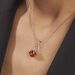 Collier Argent Blanc Simona Ambre - Colliers fantaisie Femme | Histoire d’Or
